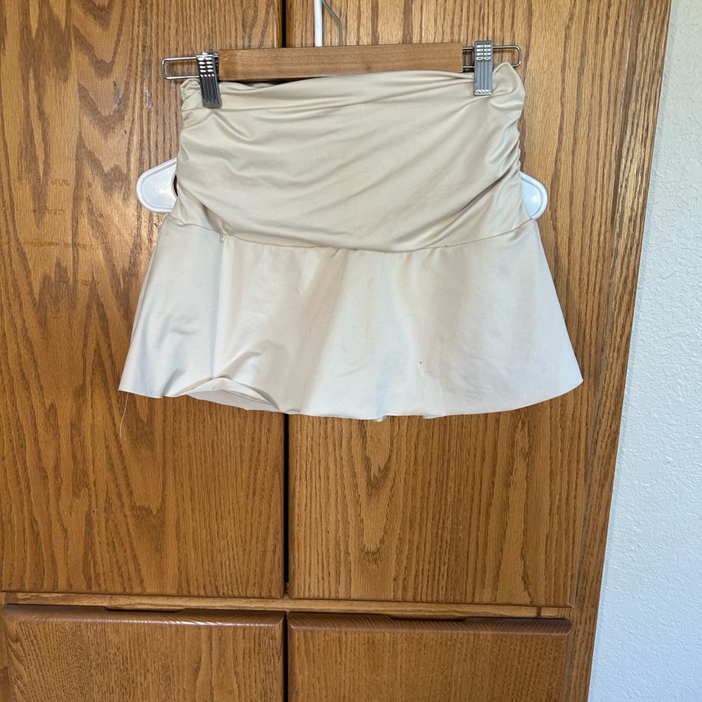 SHEIN Beige Mini Skirt